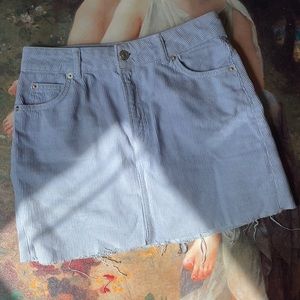 Moto by Topshop Corduroy Distressed Mini